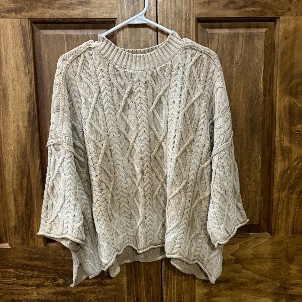 Bohme Textured Knit Sweater - Beige